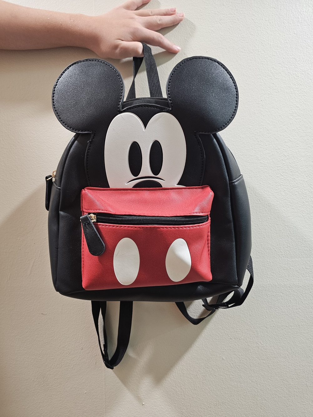 Disney Black and Red Mickey Mouse Mini Backpack